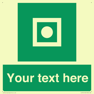 Custom sign safe condition Shipboard general alarm